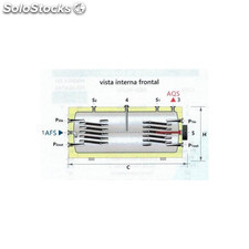 700 litros inter acumulador inox aisi 444 Horizontal.