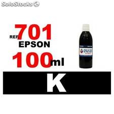 7011 7011 xxl botella 100 ml. tinta negra