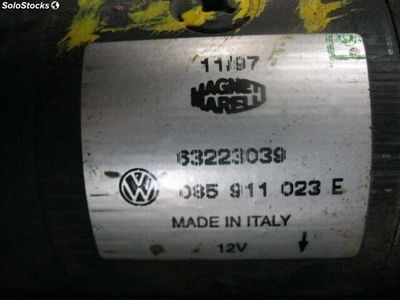 7024 motor arranque volkswagen polo 14 gaex 5984CV 5P 1997 / magneti marelli / p - Foto 3