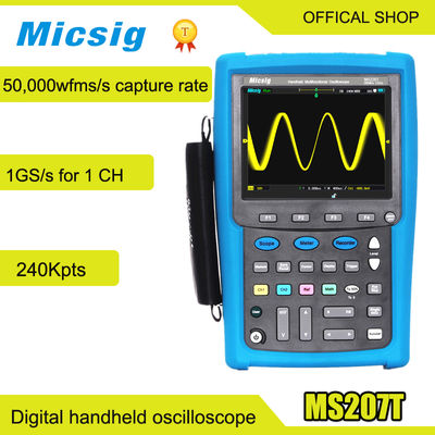 70MHz Micsig osciloscopio digital de mano con multimetro