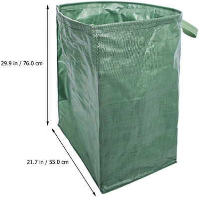 72 Gallons Reusable Garden Waste Bag Leaf Bag Waterproof Lawn Trash Container - Foto 2