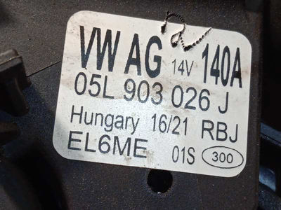 7244107 alternador / 05L903026J / para volkswagen tiguan (AX1) r-Line 4Motion - Foto 4