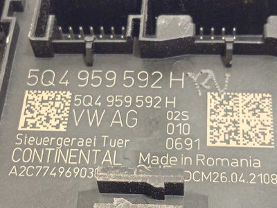 7292853 modulo confort / 5Q4959592H / para skoda octavia lim. (NX3) 2.0 tdi - Foto 4