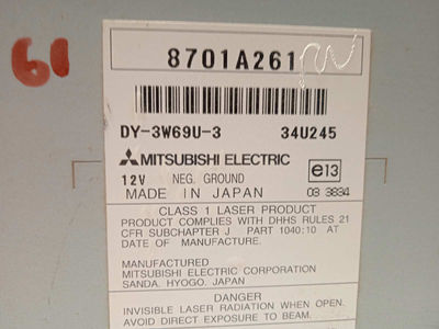7334177 sistema audio / radio CD / 8701A261 / para mitsubishi outlander (CW0) 2. - Foto 4