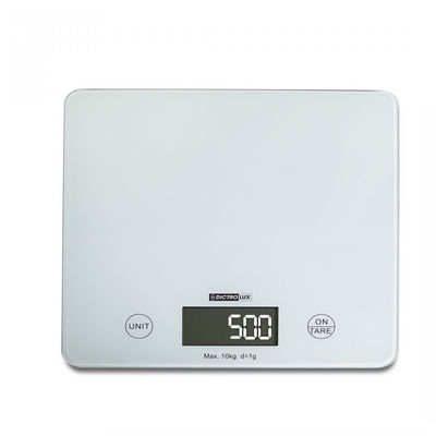 738112 Báscula de cocina digital de alta precisión en gramos máximo 10 kg Blanco