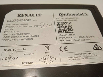 7385810 modulo electronico / 282754595R / para renault kangoo Profesional - Foto 4