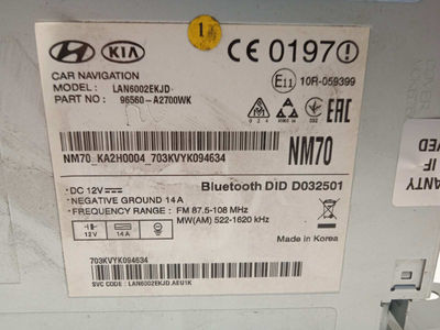 7407906 sistema navegacion GPS / 96560A2700WK / para kia cee´d Drive - Foto 5