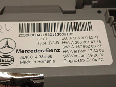 7447516 caja reles / fusibles / A2059006047 / para mercedes clase glc coupe (bm - Foto 4