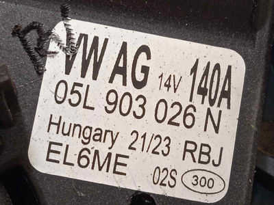 7454379 alternador / 05L903026N / EL6ME / para volkswagen passat variant (CB5) 2 - Foto 4