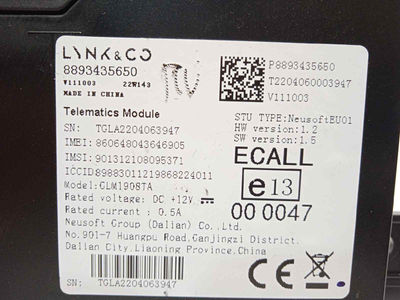 7493675 centralita unidad control telefono / 8893435650 / para lynk&amp;amp;ampCO lynk - Foto 4