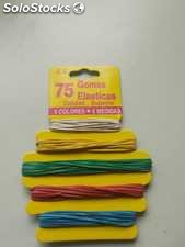 75 Gomas Elásticas 5 colores 5 medidas