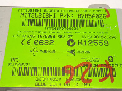 7543887 centralita unidad control telefono / 8785A026 / para mitsubishi asx (ga_ - Foto 4