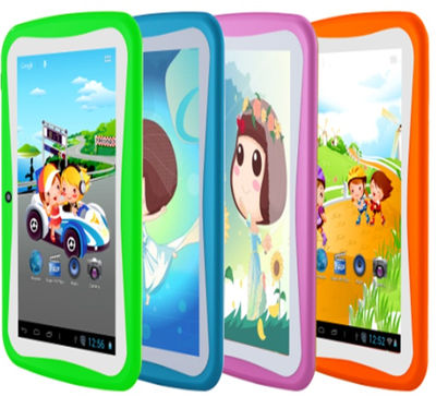 7pul nino tablets pc mid kids tablets t761 Android4.4 rk3126 512mb 4gb camaras