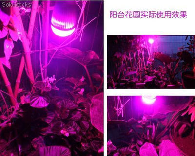 7w led Grow Light Bulb Red 630nm 660nm Stimulate Promote Growth Of Plants