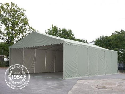 7x10m 2.6m Sides PVC Storage Tent / Shelter w. Groundbar, fire resistant white - Foto 2