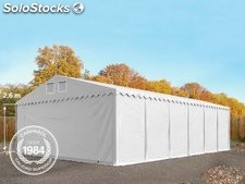 7x12m 2.6m Sides PVC Storage Tent / Shelter w. Groundbar, white