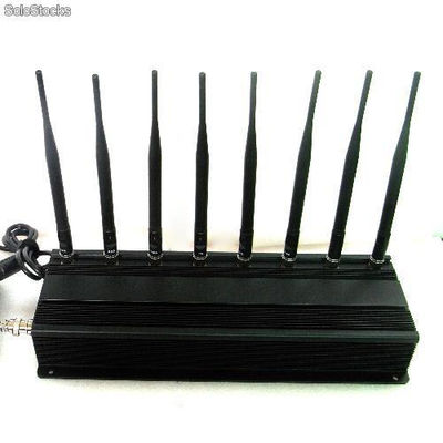 8 Antennas High Power gps/ WiFi/ vhf/ uhf Jammer