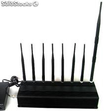 8 Antennas20 w gps/ WiFi/ vhf/ uhf/315/433/4g lte and winmax Jammer
