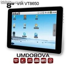 8&quot;mid/tablet pc/tablets/umd Via vt8650@800MHz 256m/4gb with Webcam android2.2