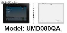 8&quot; mid/tablets/umd cpu boxchip a10 Cortex-a8 @1.2GHz 512m/4gb