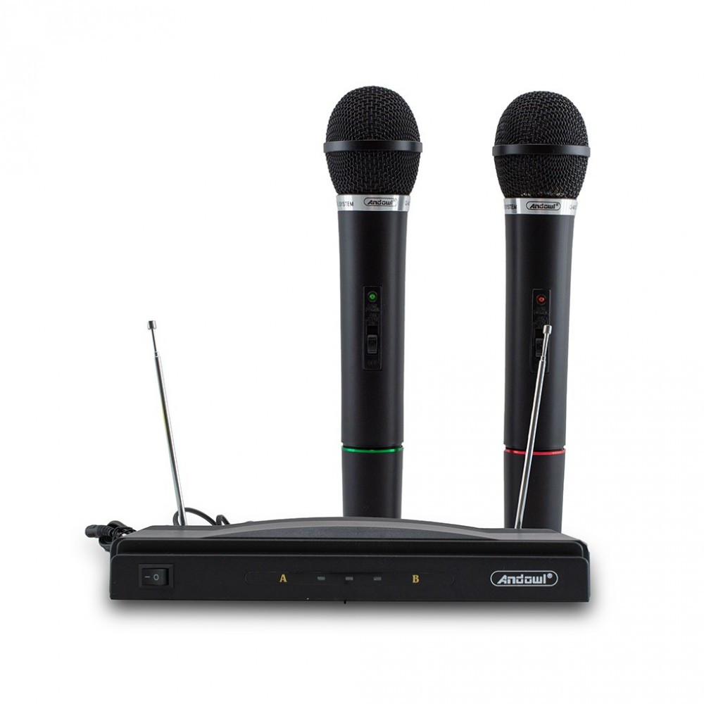 Q-2711 Micrófono inalámbrico de karaoke altavoz de música bluetooth y USB