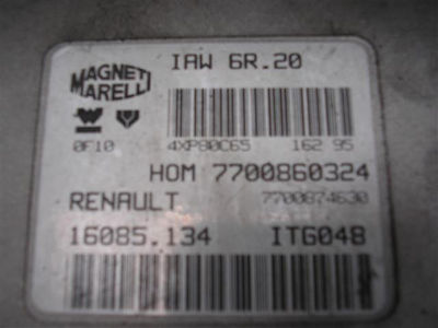 8178 centralita renault twingo 10 g 3P 1995 / 7700860324 / 16085134 para renault - Foto 3
