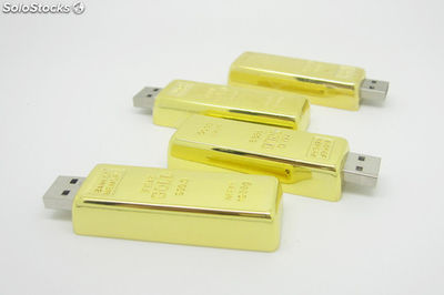 8G Memoria USB de metal con logo a serigrafía y grabado por láser gratis