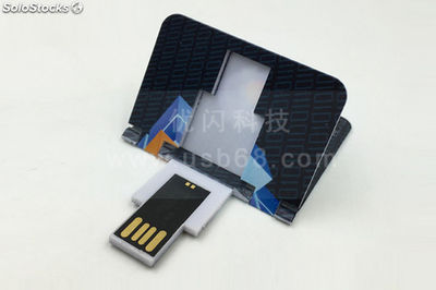 8G Tarjeta memoria USB promocional con impresión de imformación de empresa 146