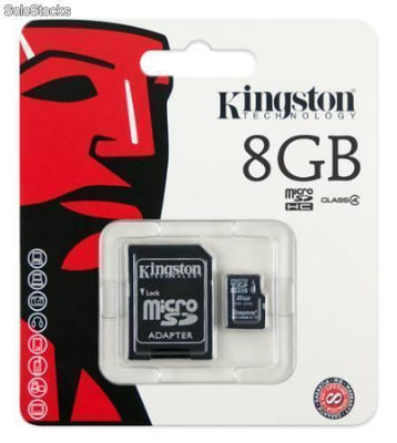 8gb Micro sd Karte, Kingston Marke mit Adapter. -