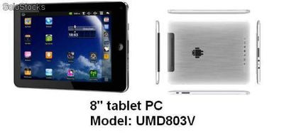 8pul tabletas pc umd mid android2.2 wm8650 256m 4g wifi camara resistiva