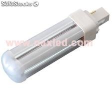 8w led corn light, 360 degrees beam, frosted cover, g24/e27 base