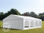 8x8m PVC Marquee / Party Tent w. Groundbar, white - 1