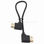 90 Angle Right hdmi Male to Left hdmi Male Adapter Cable - 1