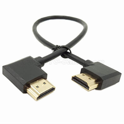 90 Angle Right hdmi Male to Left hdmi Male Adapter Cable - Foto 2