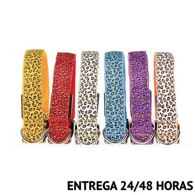 90 Collares LED Luminosos de perro diseño Leopardo animal print - Foto 2