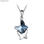 925 silver Necklace made with Swarovski® crystal. - 1