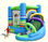 9313-Insuflável Rainbow Bouncy Castle with Slide Dimensões: - 3,2x2,8x2,35m - 1