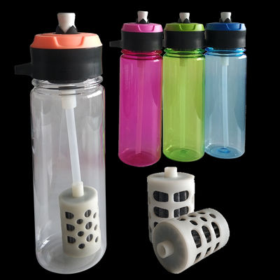 99.999% removal of viruses, bacteria, BPA-free plastic water bottle filters - Foto 2