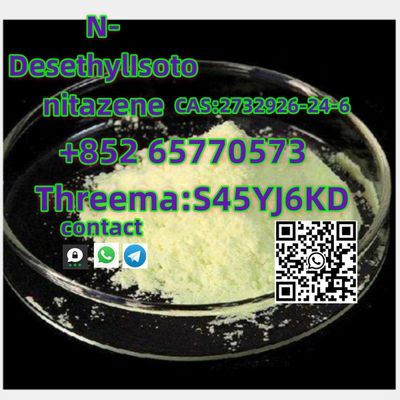 99% Pure Powder N-DesethylIsotonitazene cas2732926-24-6 CAS119-61-9,10250-27-8 - Photo 3