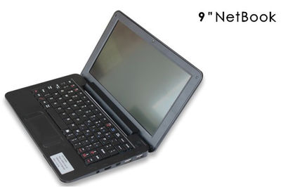 9pul android netbook pc988 notebook android4.2 wm8880 512mb 4gb camara