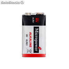 9V/6LR61 Disposal Alkaline Battery for Temperature Gun, Micropower