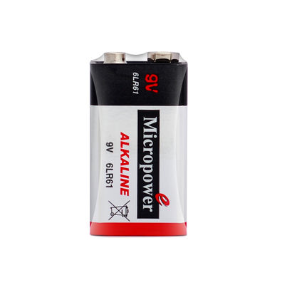 9V/6LR61 Disposal Alkaline Battery for Temperature Gun, Micropower