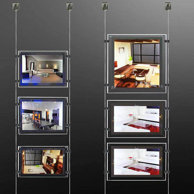 A3 LED Fenster Leuchttafeln Immobilienmakler Display Doppel Landschaft - Foto 2