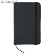 A6 cuaderno a rayas negro MIMO1800-03