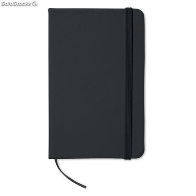 A6 cuaderno a rayas negro MIMO1800-03