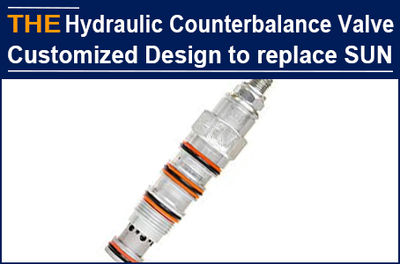 AAK customized hydraulic counterbalance valve replaced SUN, making Nancy win dou