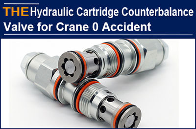 AAK Hydraulic Cartridge Counterbalance Valve ensures that the crane is accident