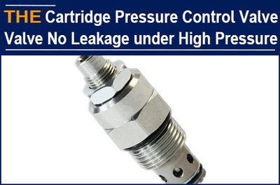 AAK Hydraulic Cartridge Pressure Control Valve with 3 seals, no leakage under hi