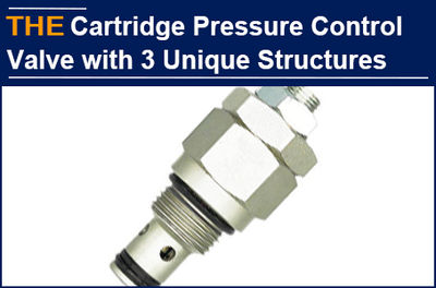 AAK Hydraulic Cartridge Pressure Control Valves with 3 Unique structures, solved