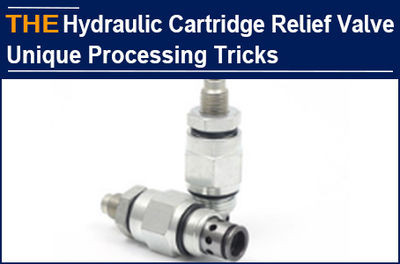 AAK Hydraulic Cartridge Relief Valve used 3 tricks to cure system fever and help